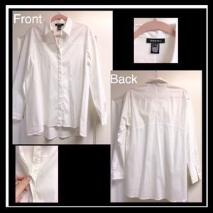 A Line Crisp White Shirt